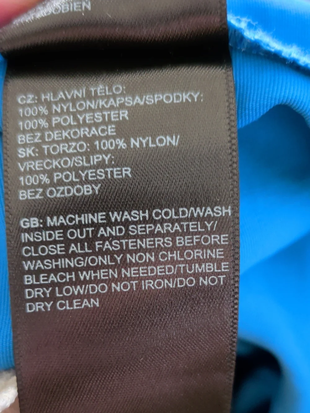 The North Face Men's L Bright Blue Cargo Swim Shorts